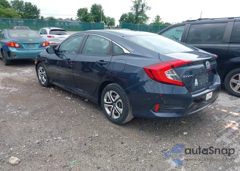 2018 Honda Civic Lx from USA, damaged, VIN 19XFC2F59JE016612